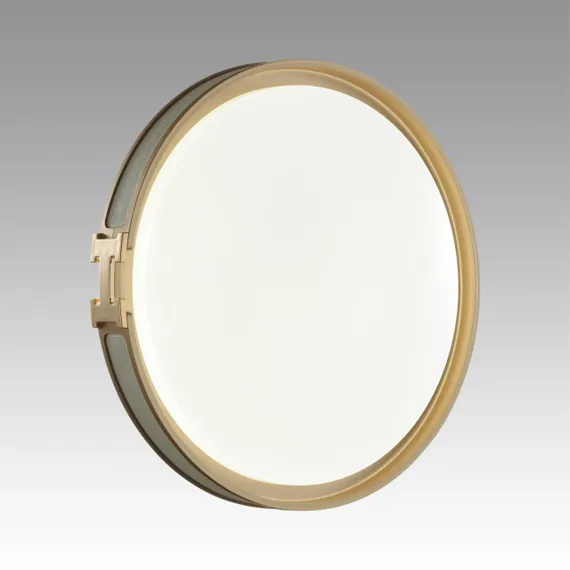 7654/EL COLOR SN 132 Светильник пластик/серый/золот LED 70Вт 3000-6000К D505 IP43 пульт ДУ FAVEMO GREY