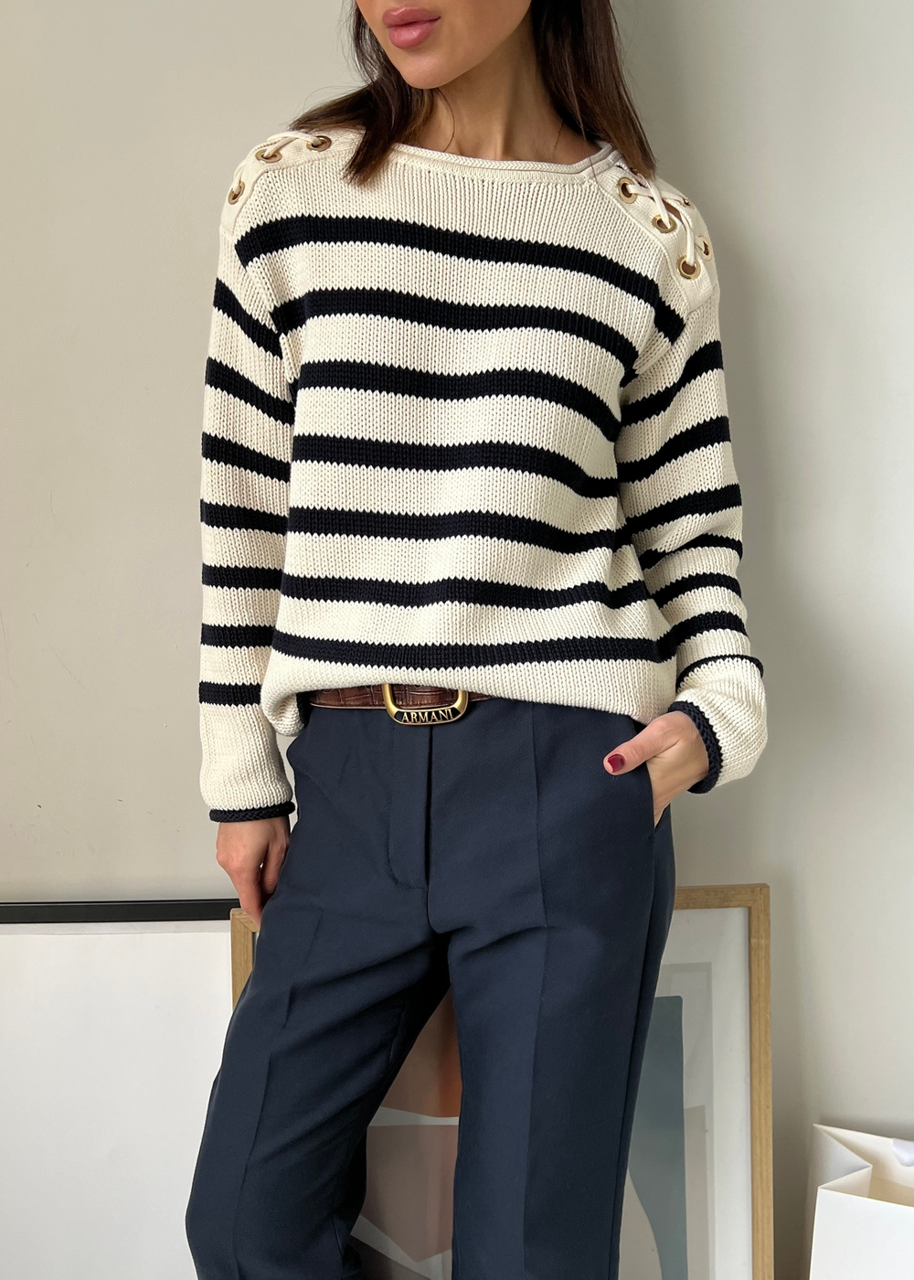 Хлопковый джемпер Massimo Dutti, XS