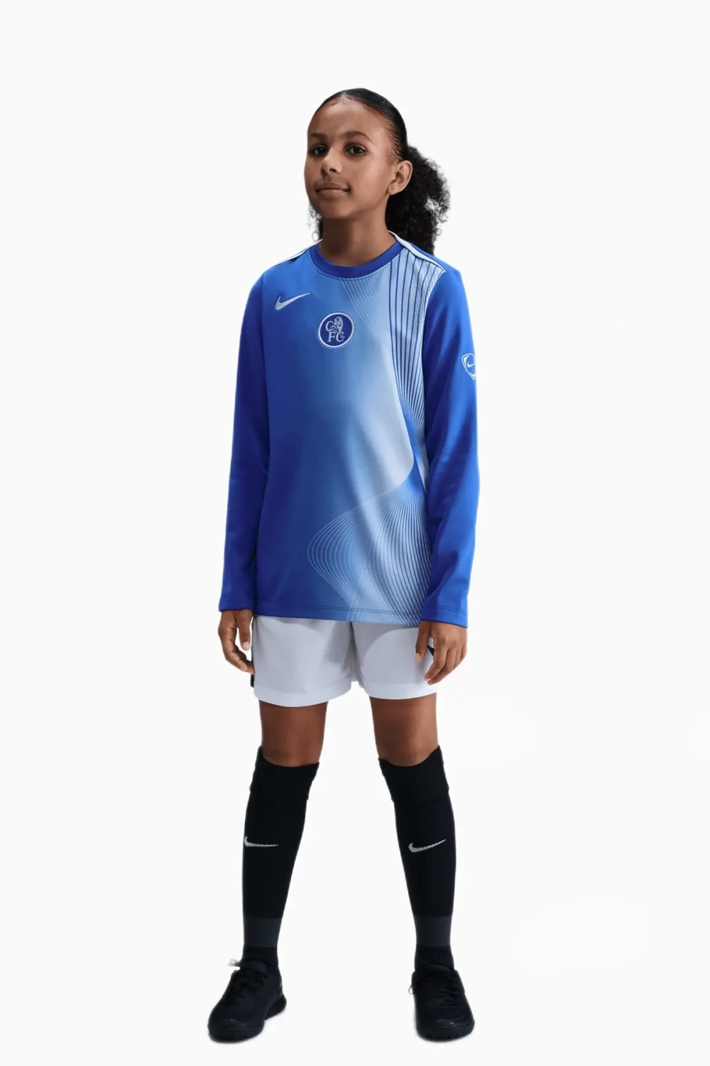 Футболка с длинными рукавами Nike Chelsea FC 25/26 Dri-FIT Academy Pro Junior - синий