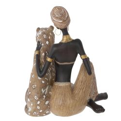 GAEM Фигурка декоративная "Африканка", L17 W14 H23 см