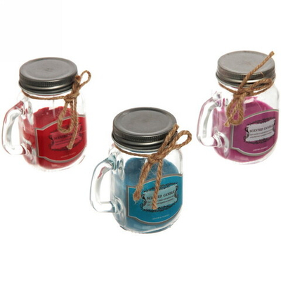 Свеча «Home decoration-Вайолет» 5*8,5см в подсвечнике с крышкой HK1003