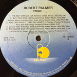 Robert Palmer ‎– Pride (Канада 1983г.)