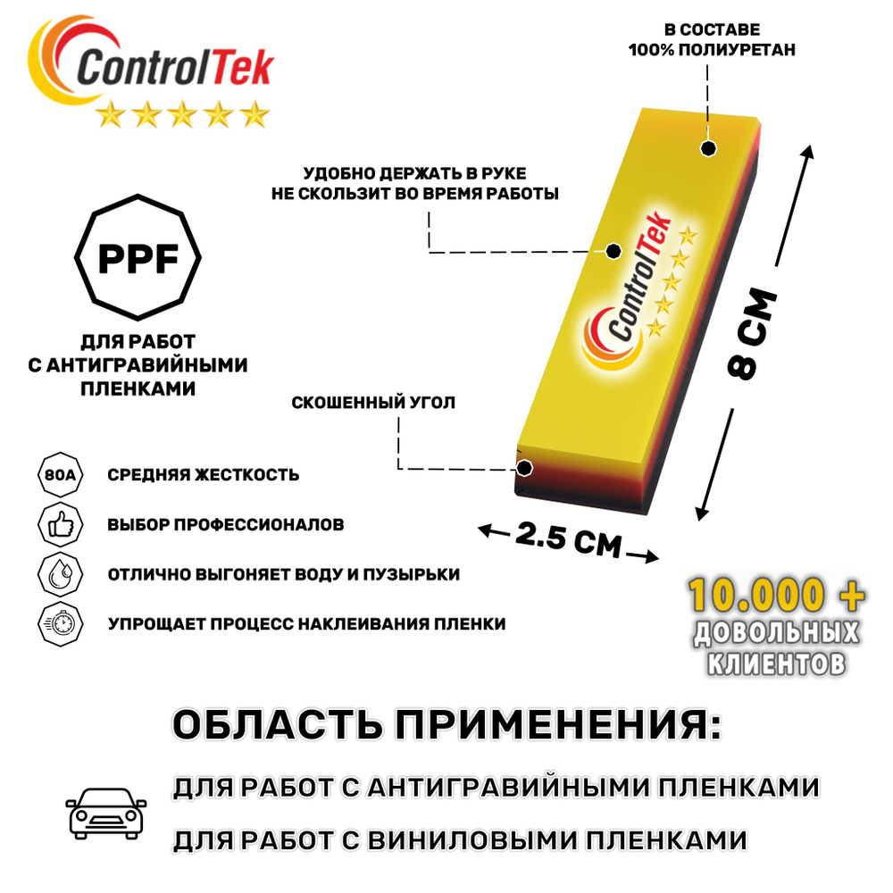 Выгонка для работы с PPF трехслойная GA147-1inch