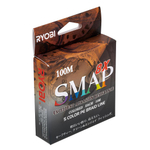 Шнур SMAP PE8X-100M 0.8# Multi Colour 0,148мм Ryobi