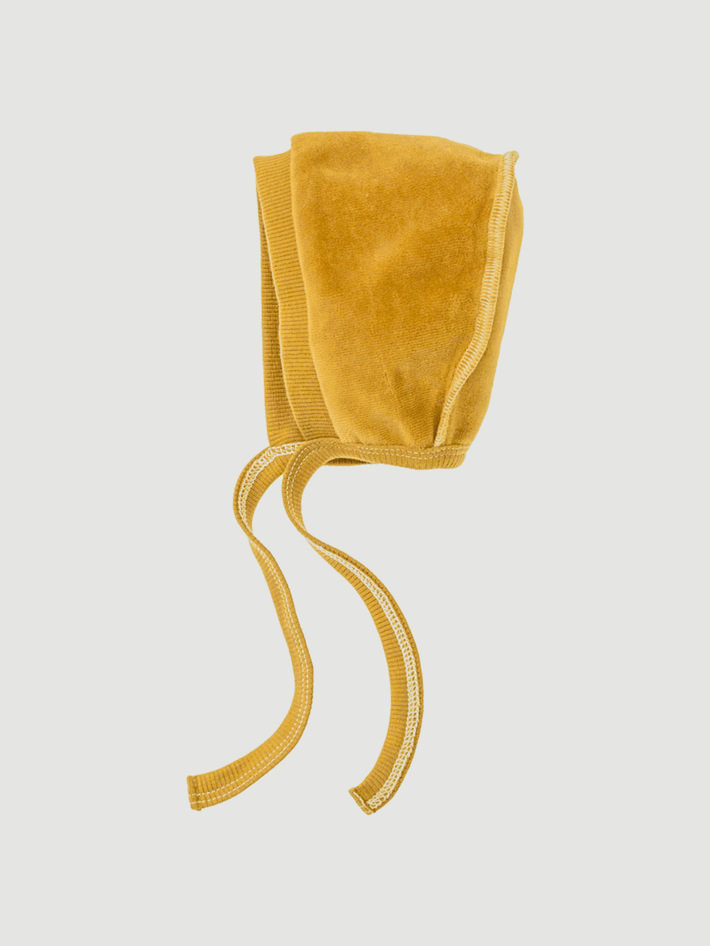 Велюровый чепчик Mjölk Mustard