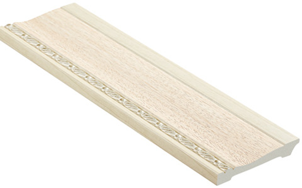 Плинтус напольный дюрополимер под дерево D195-13 95×14×2400 мм DecoMaster