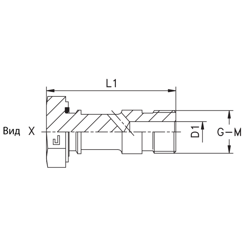 Болт BANJO BSP 1/4"