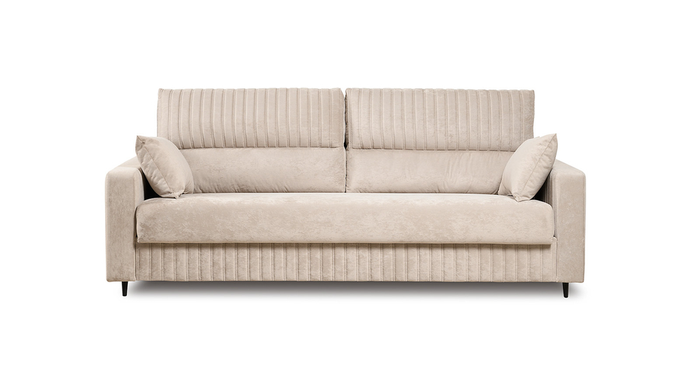 Изабель диван-кровать (велюр бежевый)