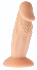 Телесный фаллоимитатор Tiny Tom - 11,5 см. (Цвет: телесный)