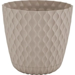 Горшок для цветов InGreen Wave с дренажной сеткой и съемным поддоном 10л, D270мм, французс
