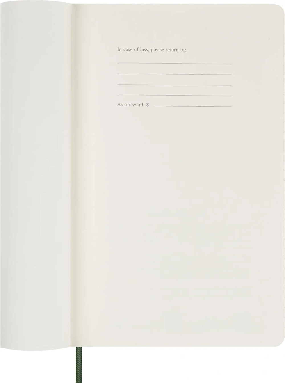 Ежедневник на 2025 год Moleskine Classic Soft (DSK1512DC3) 13х21см мягкая обложка зеленый
