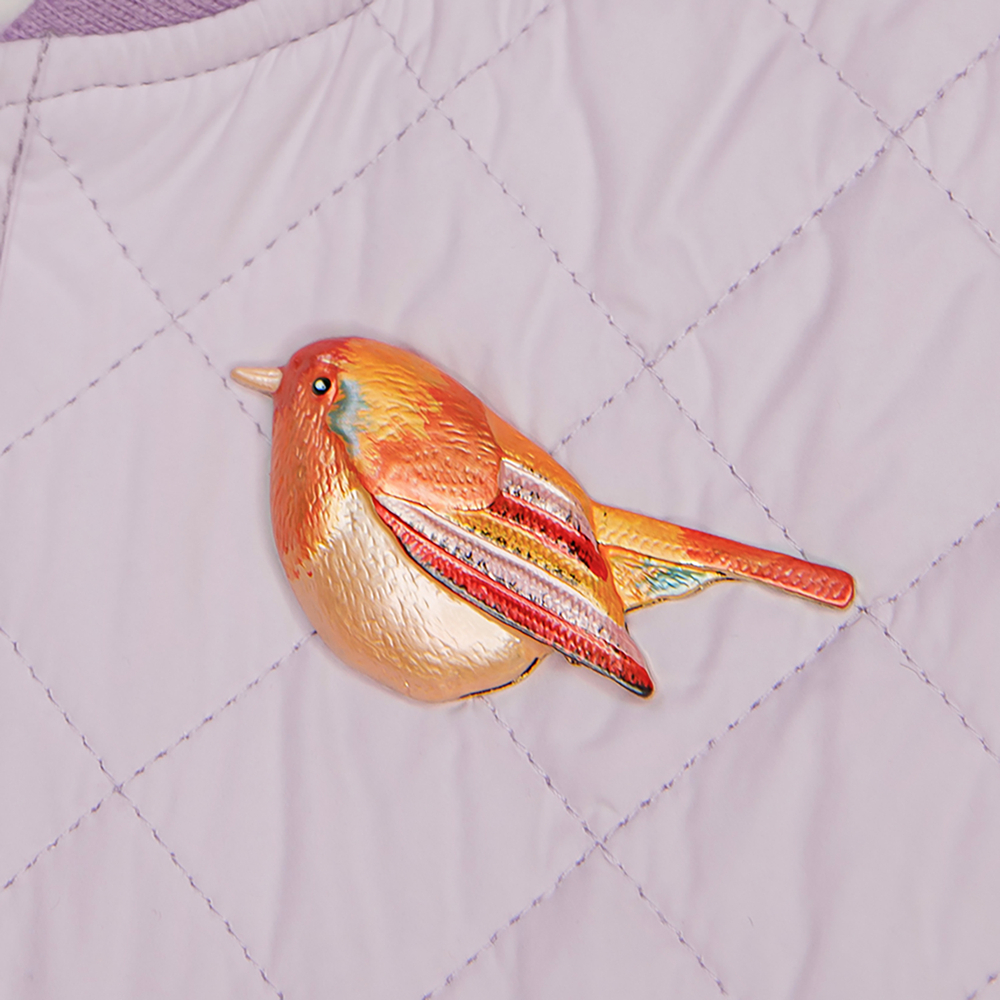 Брошь Shadore Птичка XZ1241.10 BR/G