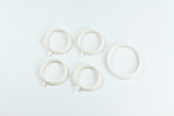 Прокладка коллектора ВАЗ 21124, 2112 (впускного) комплект, Н/О с электрон. педалью, белый силикон (ПТП 64)