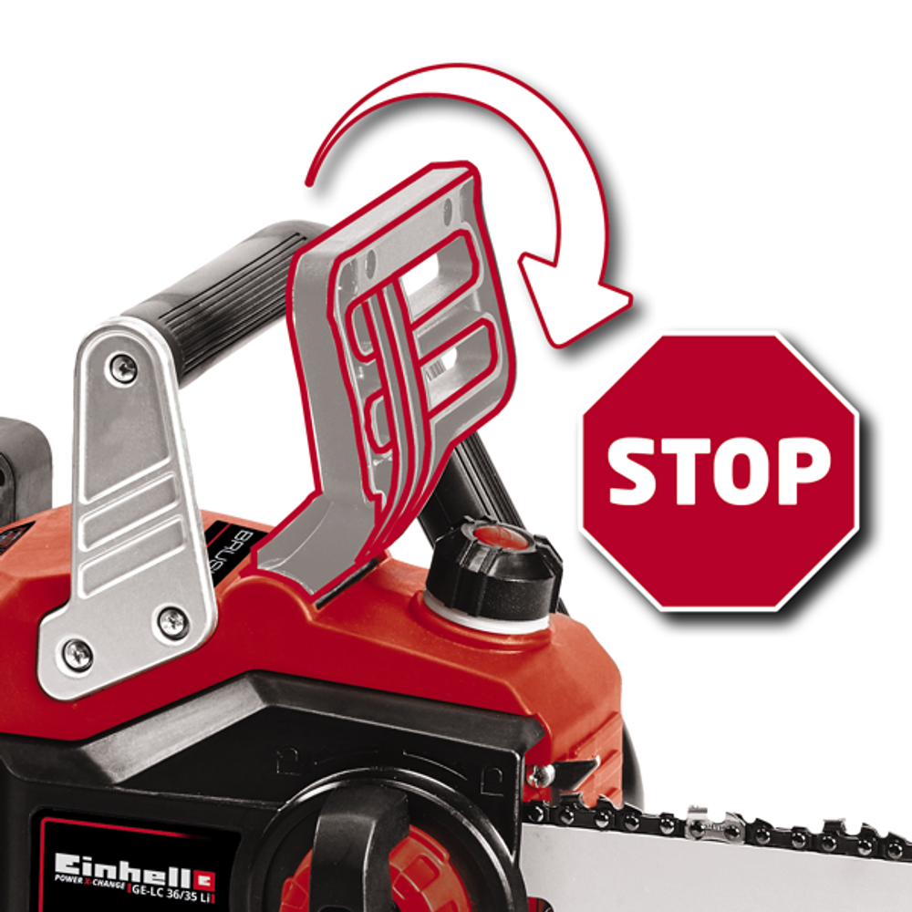 Пила аккумуляторная 18V Einhell Profi PXC GE-LC 35см, без АКБ и ЗУ