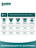 Средство для стирки жидкое гель для темного Lamm 1,04л