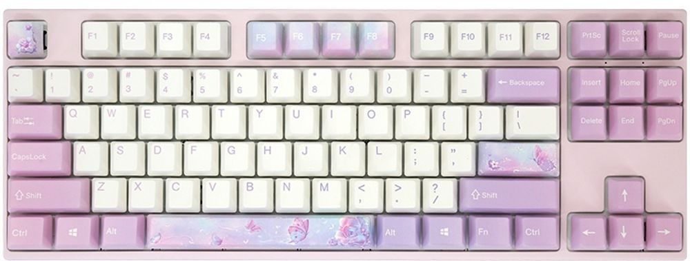 Клавиатура VARMILO VED87 Dreams On Board Cherry Mx Red розовый