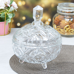 Ваза для конфет и печенья на ножках d16см h19см, TG003