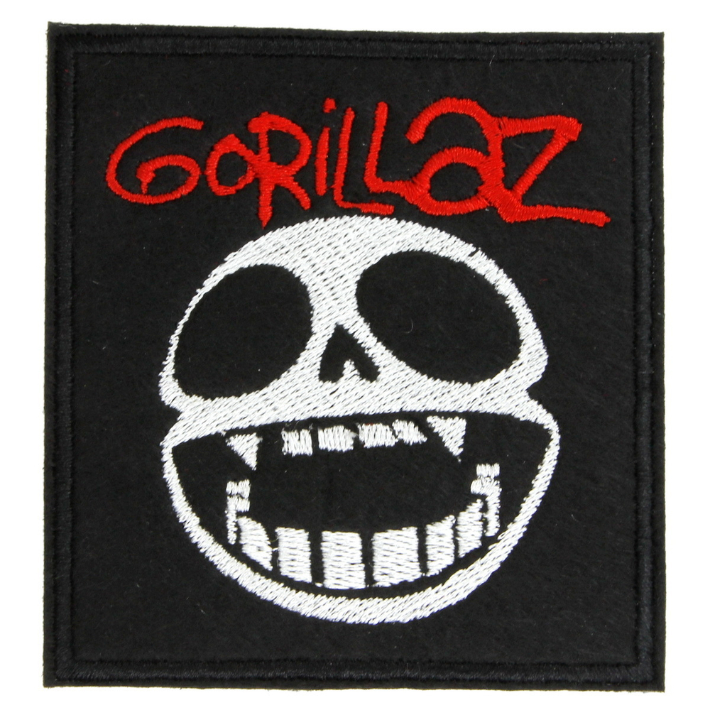 Нашивка с вышивкой группы Gorillaz