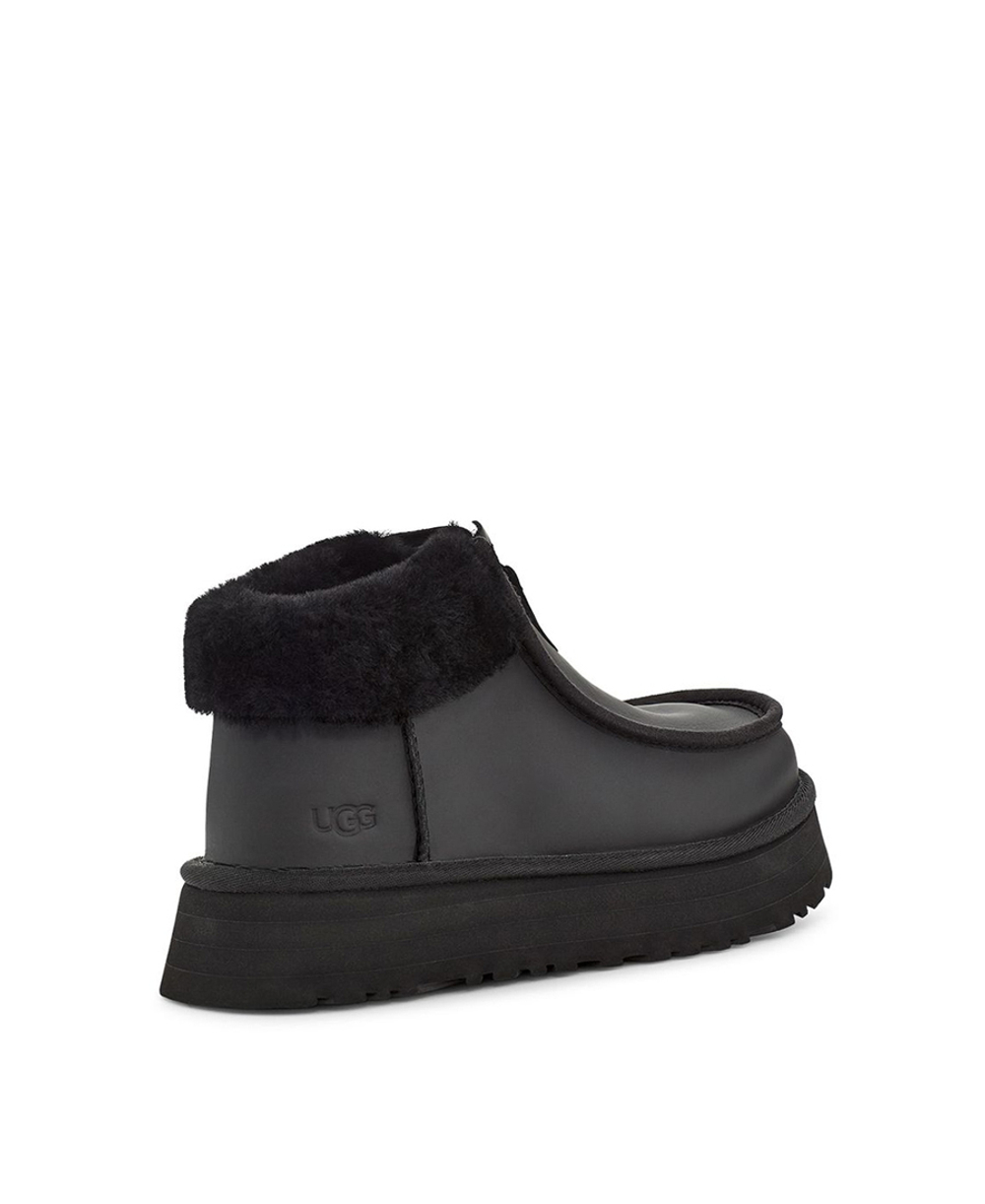 Ugg Funkette Platform Leather-Black