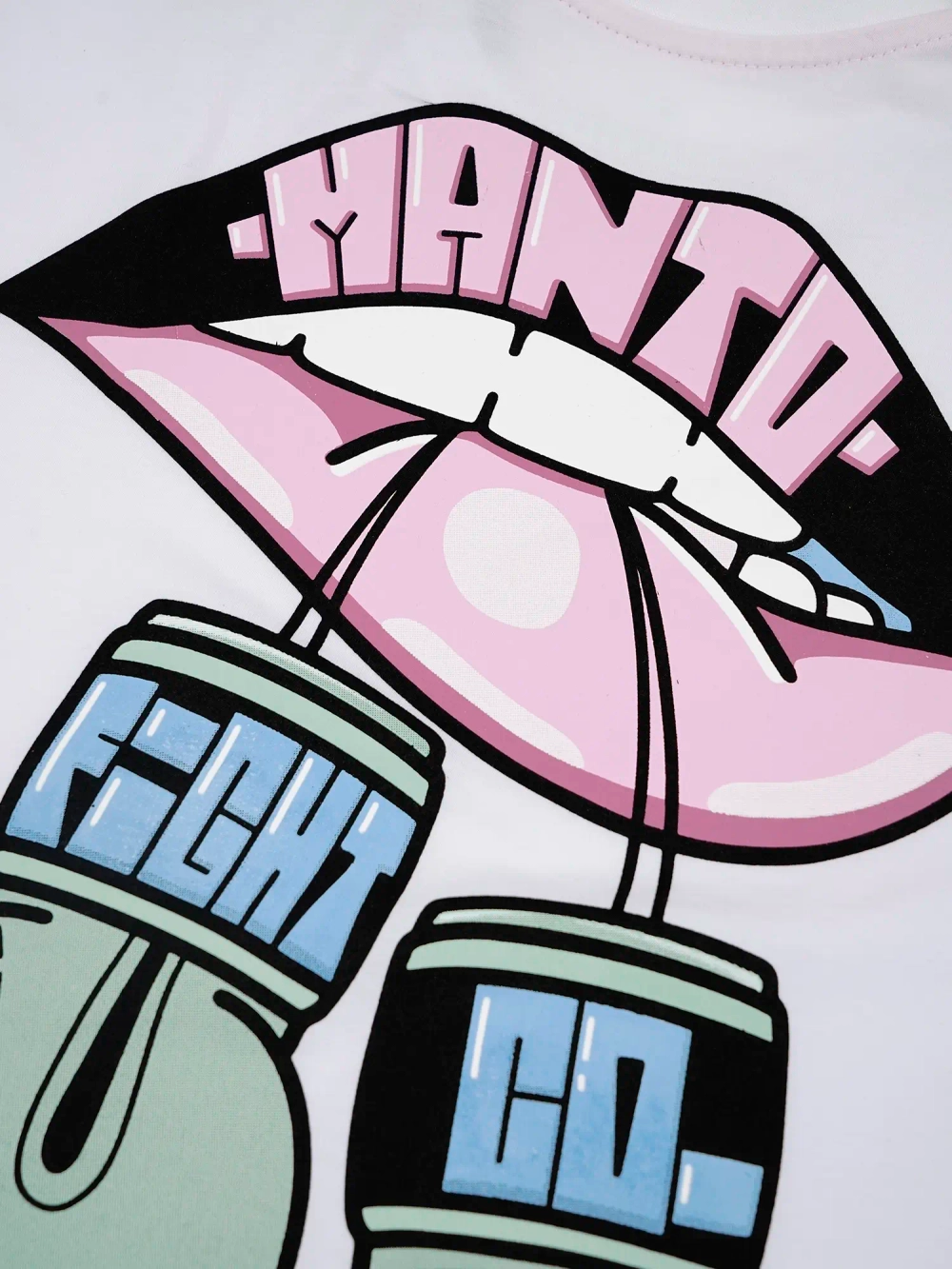 Футболка MANTO x KTOF GLOVES белая
