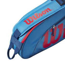 Сумка теннисная Wilson Junior 3 PK Racket Bag - blue/orange