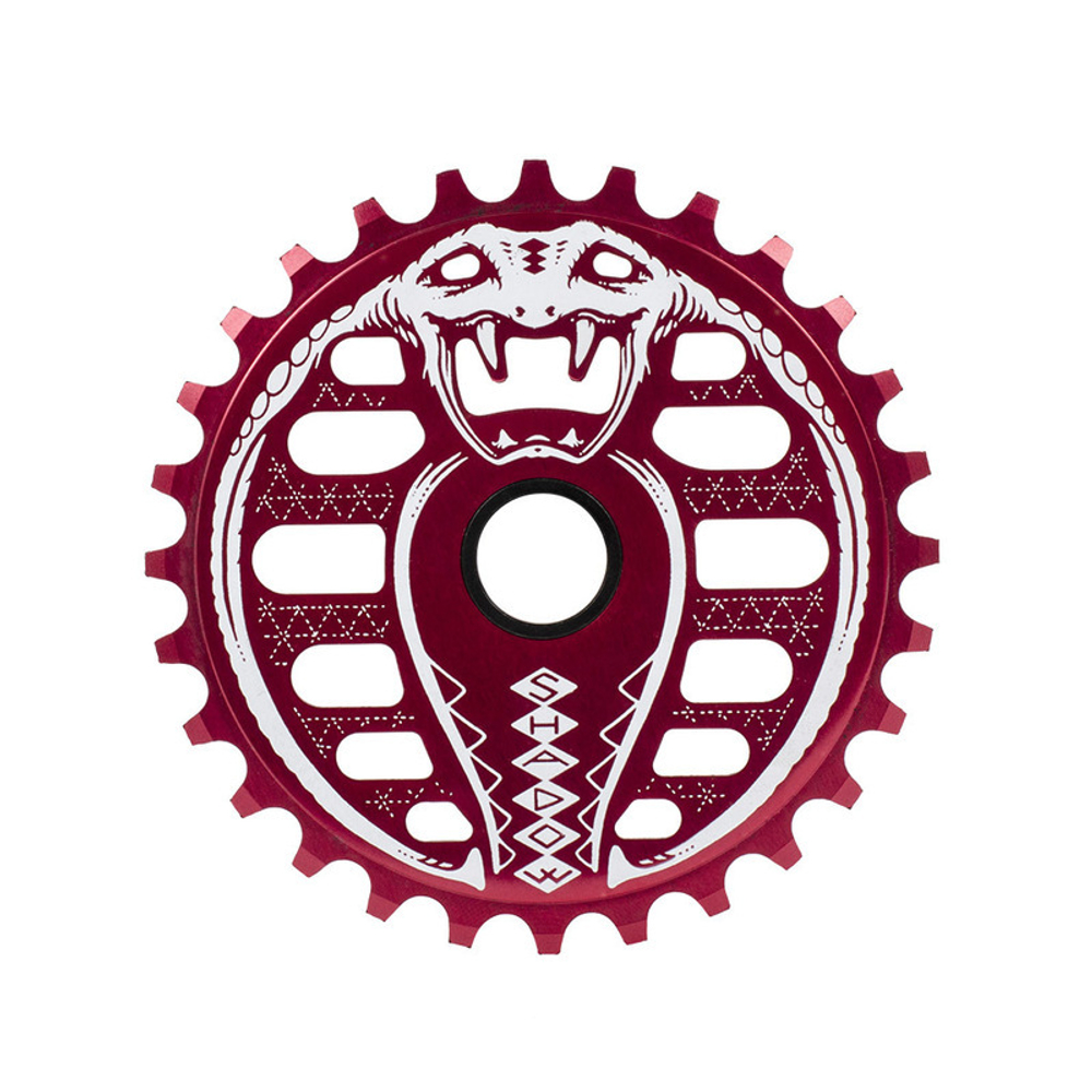 BMX звезда Shadow Kobra Sprocket Crimson Red 25T