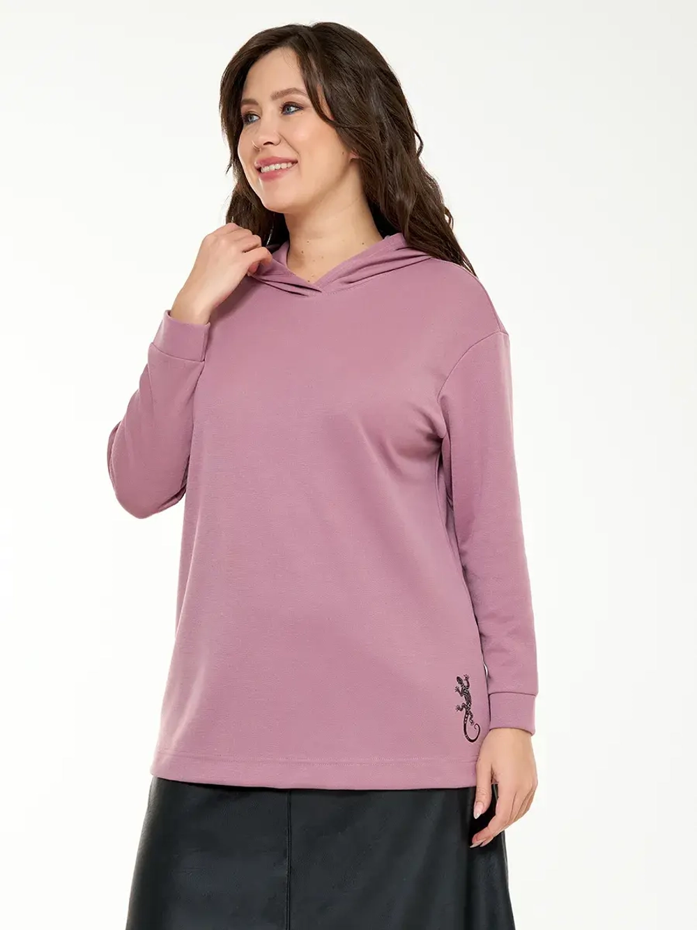 Лонгслив с капюшоном