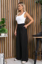 Брюки льняные Мэрлин (черные) Б13952-7М LT Collection