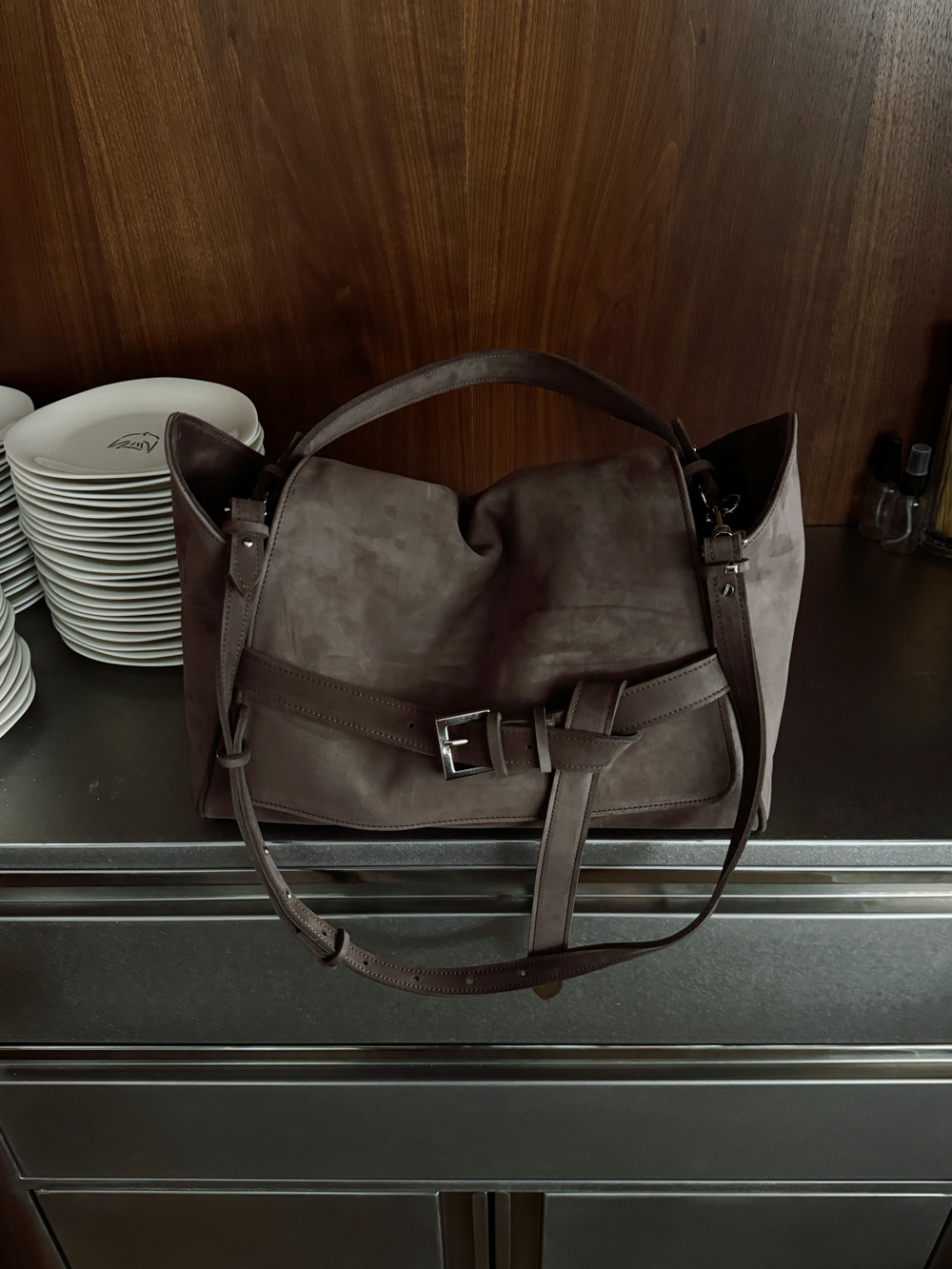 СУМКА "БОСС" КОРИЧНЕВЫЙ ВИНТАЖ