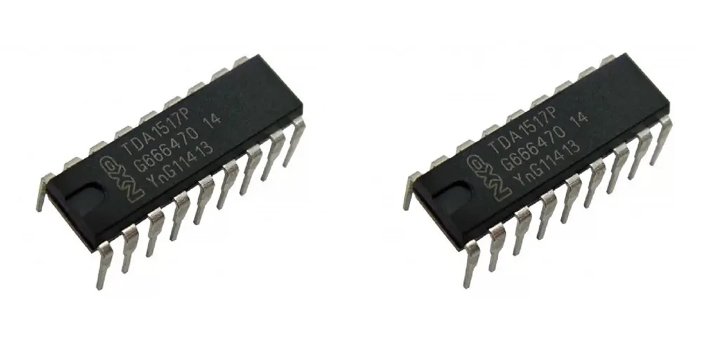 TDA1517 P dip -18 (замена CD1517) микросхема (Двухканальный аудиоусилитель, 2 х 6Вт) 2шт