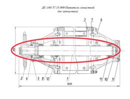 ДС-168 57.15.000 Питатель лопастной  (по запчастям).