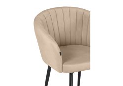 Стул на металлокаркасе Моншау черный / velutto 05