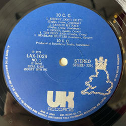 Винтажная виниловая пластинка LP 10cc Первый Альбом (Japan 1978) (Obi)