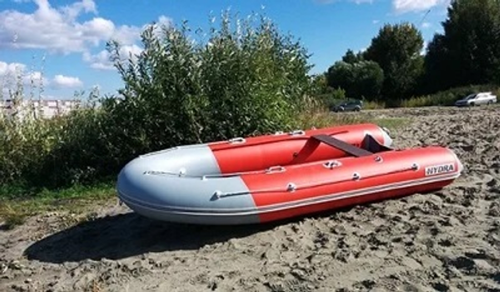 Лодка ПВХ GOLFSTREAM ПАТРИОТ MP 400 + 4х-тактный лодочный мотор NISSAN MARINE NMF 40 A ETL