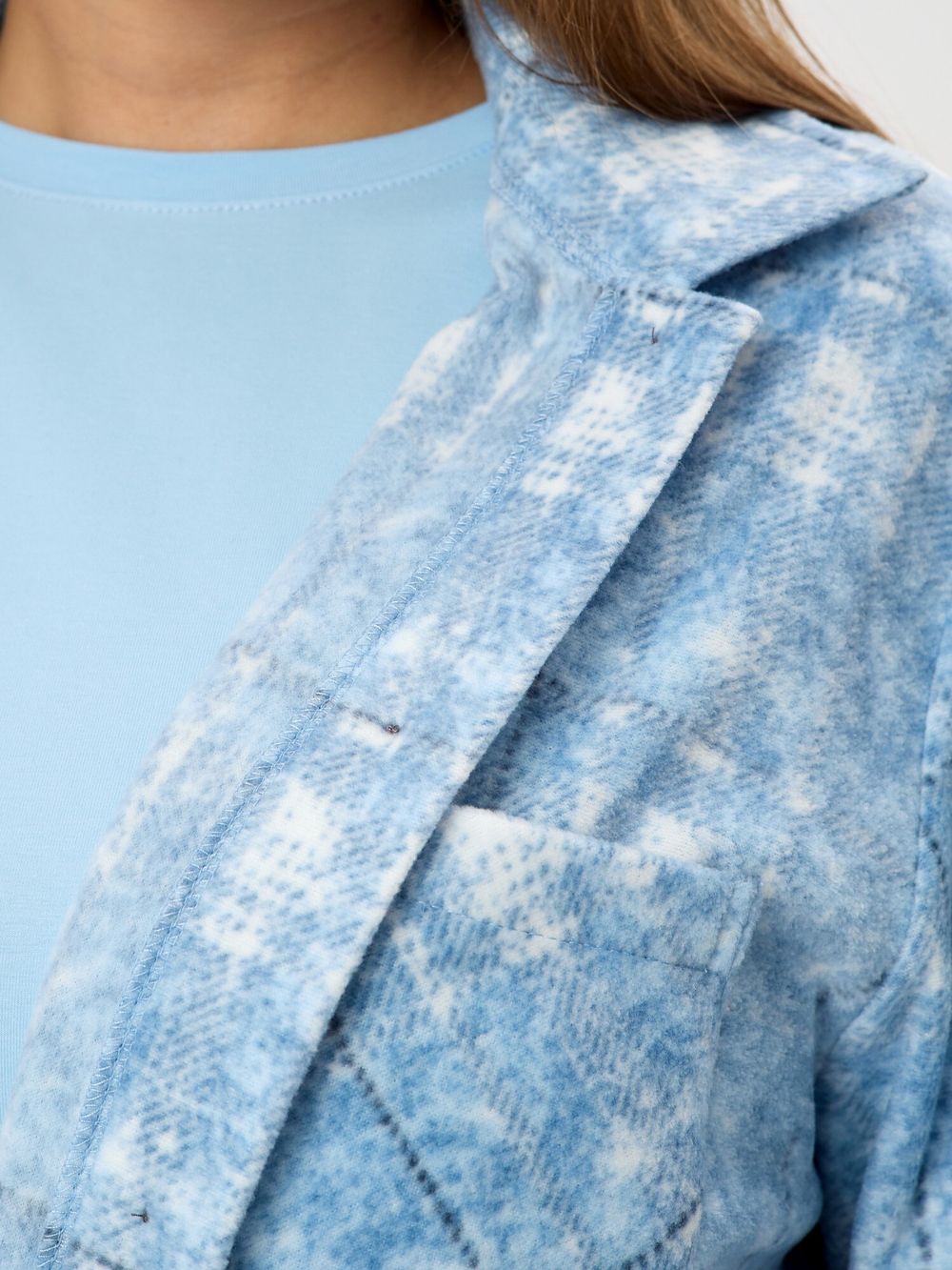 Рубашка Вселенная Виотекс ГОЛУБОЙ