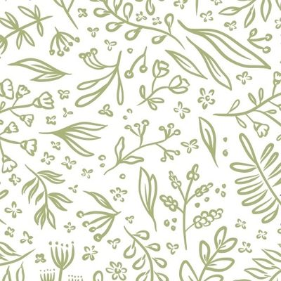 Зелень на белом 3.