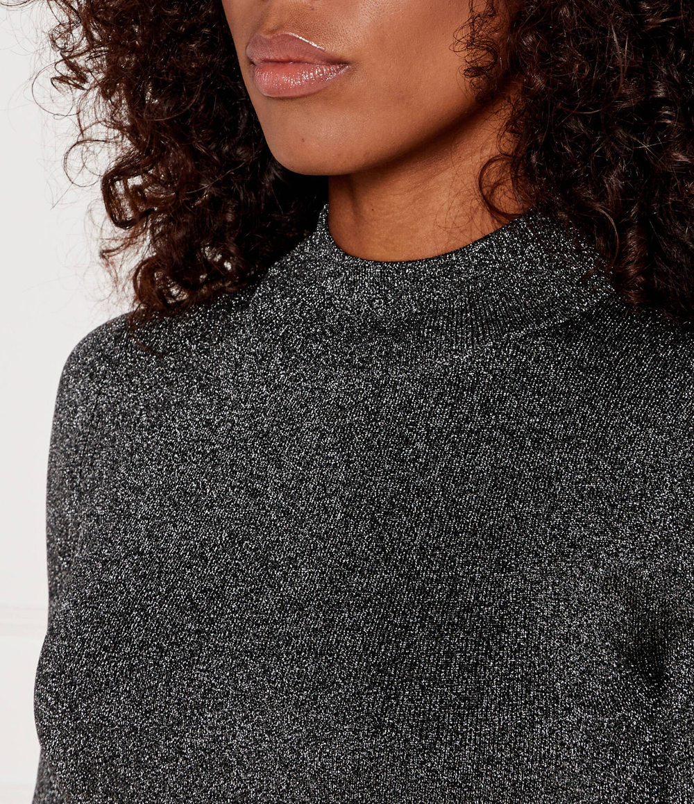 Платье METLIC MOCK Michael Kors - серебряный(MF482KPAFB)