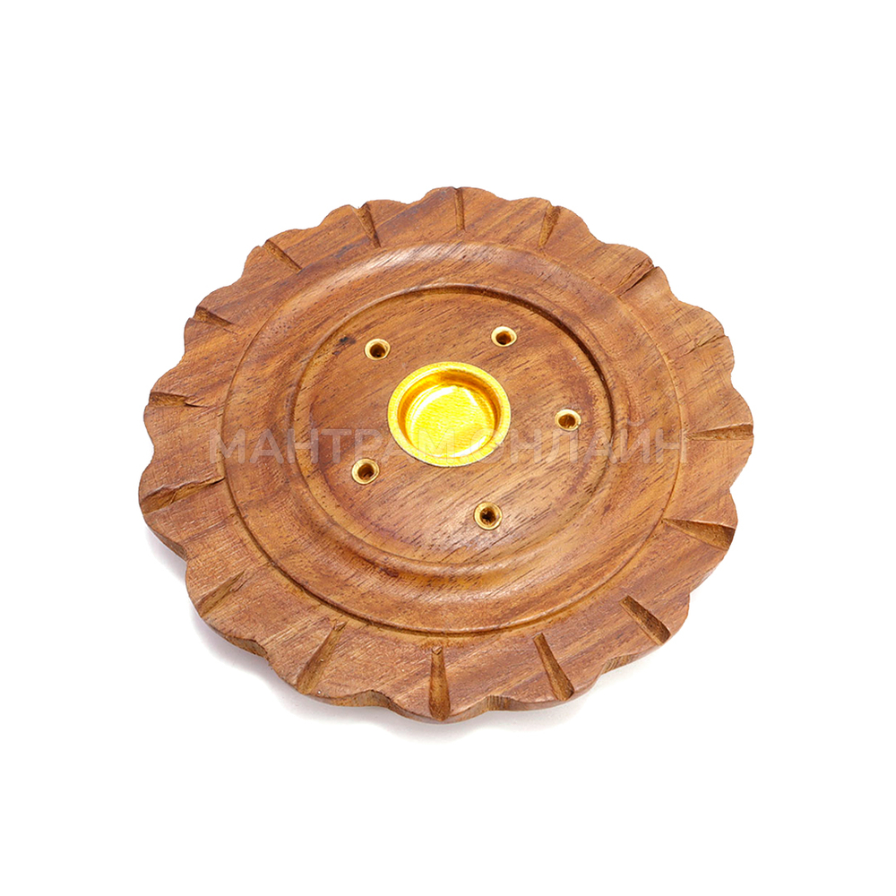 Подставка под благовония Тарелочка из дерева d = 10 см
