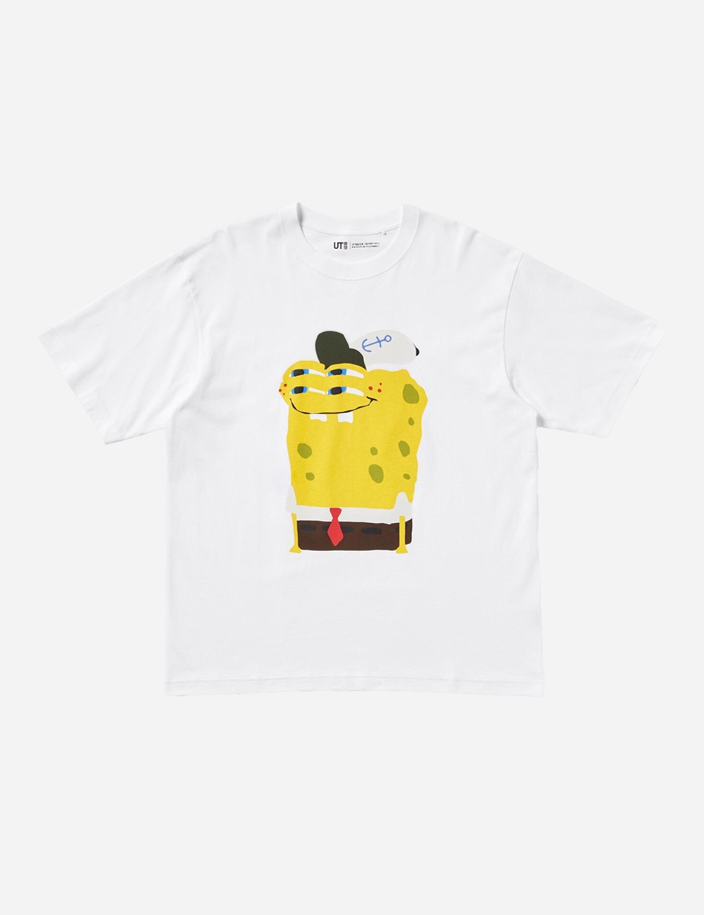 Uniqlo Sponge Bob Patrick White Tee (477914)