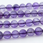 Бусины Аметист, диаметр 7,9-8,1 мм, цена за 12 шт (1/4 нити)