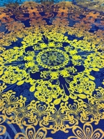 Круглый безворсовый ковер 120х120 для дома