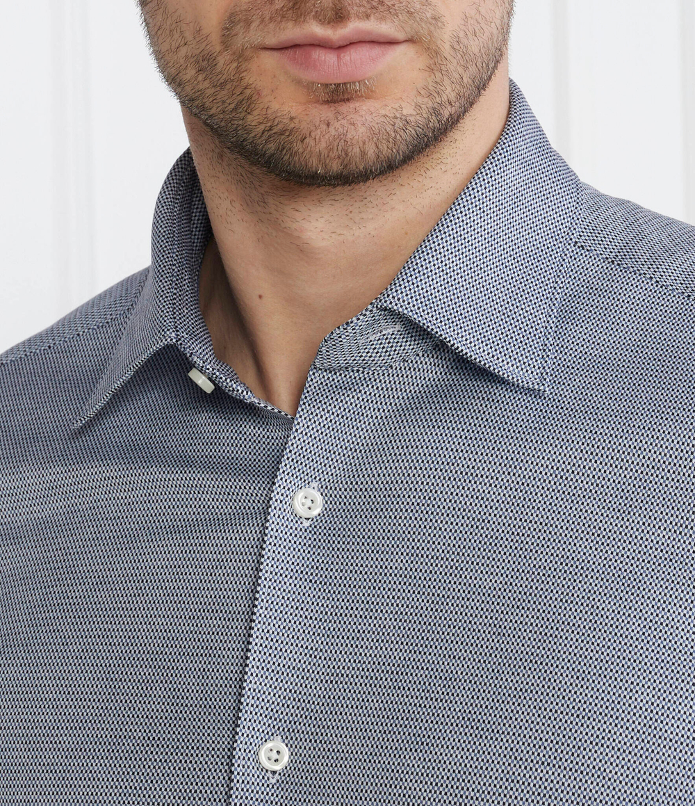 Рубашка C-HAL-kent-C1-223 BOSS BLACK - голубой(50508894)