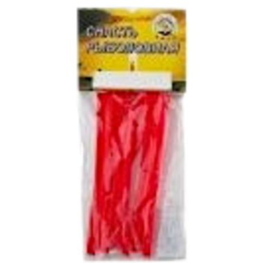 Кембрики Три Кита флюор. d1.5х2.5мм 10см Красный 20шт