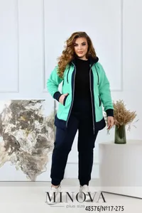 Костюм 17-275-синий-ментол Minova