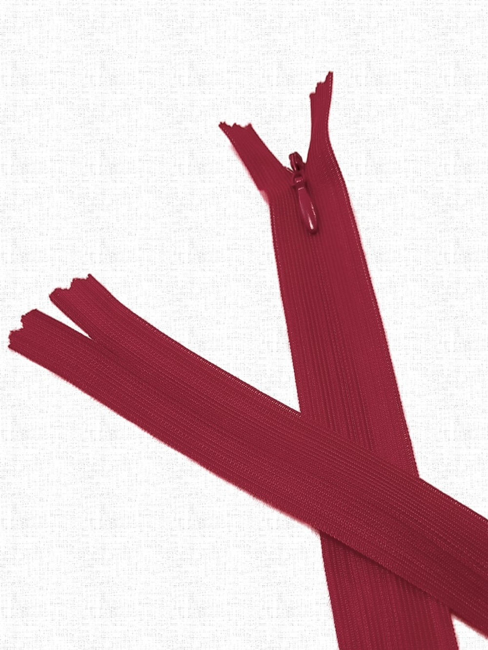 Молния потайная неразъемная, Т3 50 см (нейлон) цвет 178 бордовый