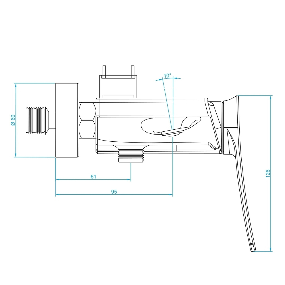 Комплект Душевая перегородка RGW WA-11B + Душевая стойка RGW SP-31B 900 (Прозрачное, 1000)