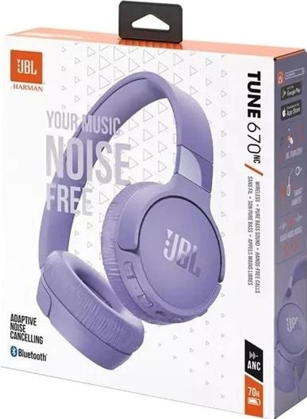 Беспроводные наушники JBL Tune 670NC Purple