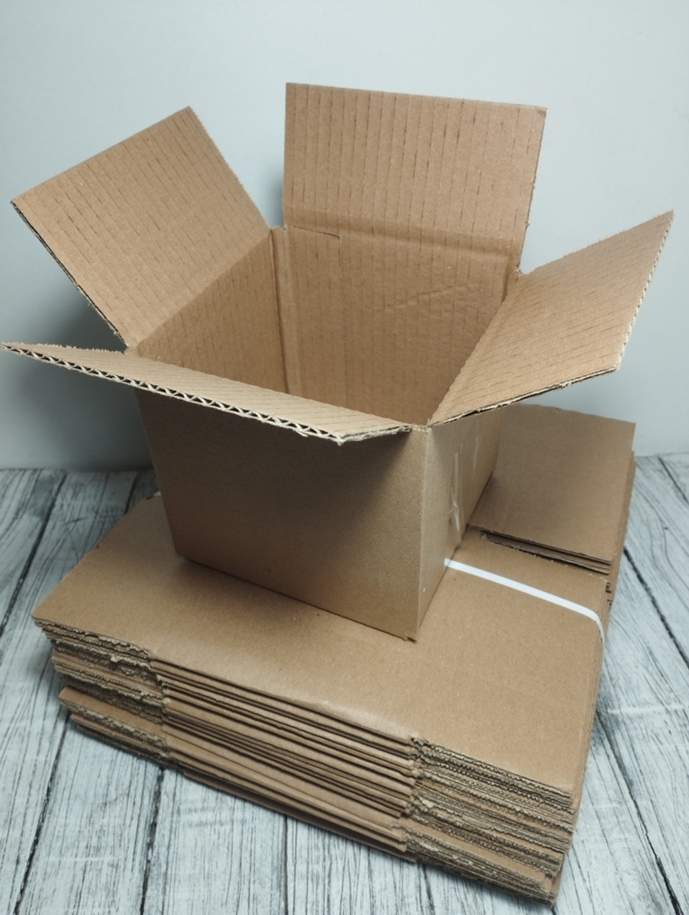 Коробка картонная, гофрокороб 130х130х130 мм - 20 шт