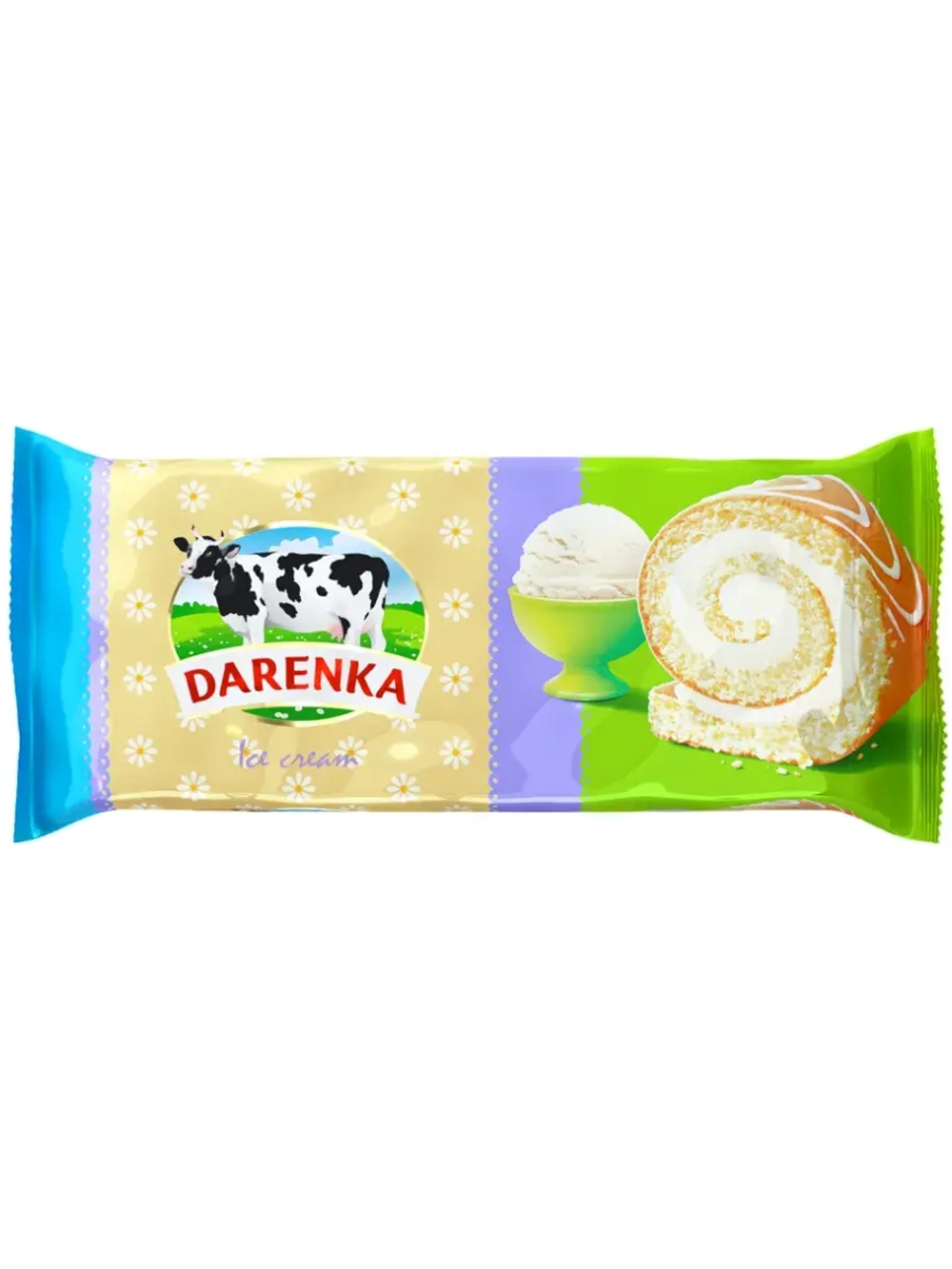 Рулет с начинкой со вкусом "Пломбир" 150 г * 3 шт