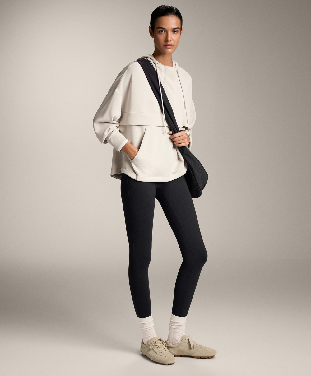 Oysho Толстовка из мягкого модала с застежкой-молнией, натуральный